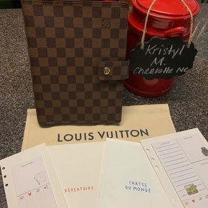 Louis Vuitton Agenda GM (Damier Ebene )
